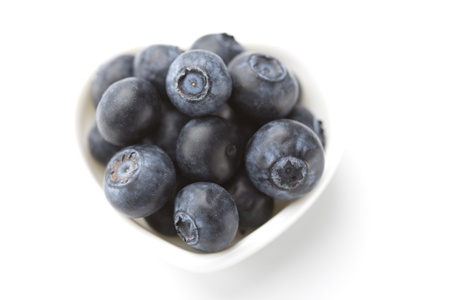 Blueberry on the White backgroundの写真素材