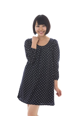 Portrait of a young womanの写真素材