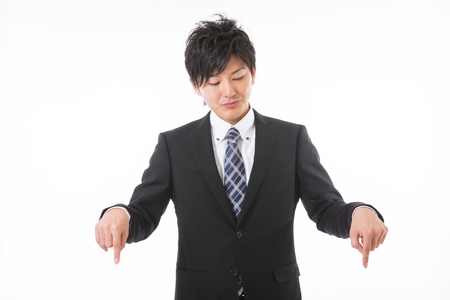 Young businessman to recommend it toの写真素材