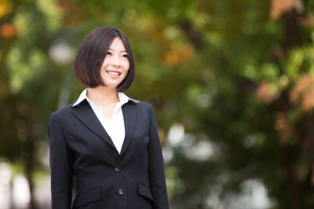 young businesswoman of the smileの写真素材