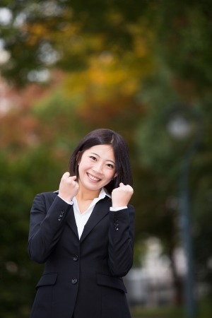 young businesswoman of the smileの写真素材