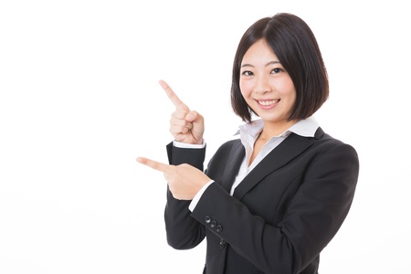 Young businesswoman to recommend it toの写真素材