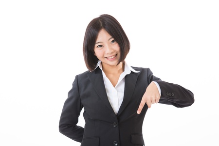 Young businesswoman to recommend it toの写真素材