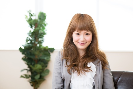 Beautiful young asian businesswoman of the smileの写真素材