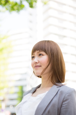 Beautiful young asian businesswoman of the smileの写真素材