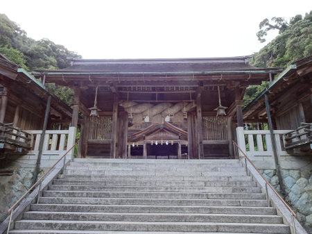 Miho Shrine, Matsue City, Shimane Prefecture Japanのeditorial素材