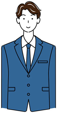 Cute man in suit taking ID vector
Cute man in a suit taking a certificate photo illustration vectorのイラスト素材