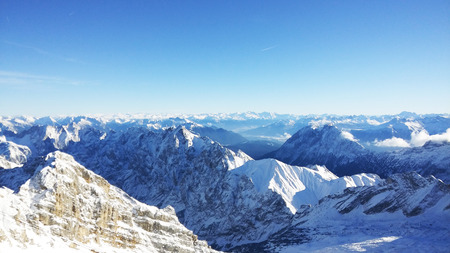 Zugspitze - Top of Germanyの写真素材