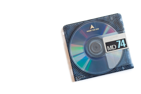MD, Mini Disc, diskc-based data storage deviceの写真素材
