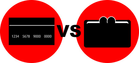 Concept graphic depicting cashlessの写真素材