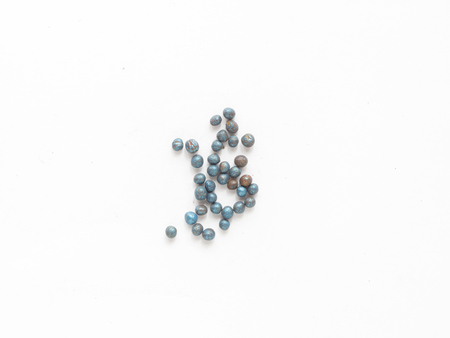 Broccoli seed on white isolated background