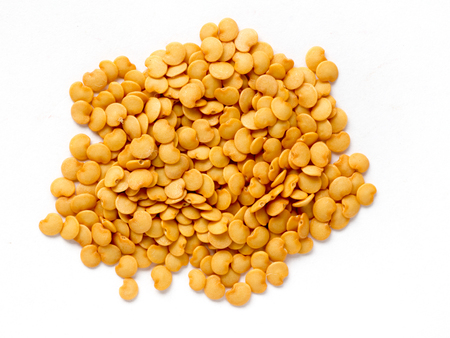 Eggplant seed on white isolated backgroundの写真素材