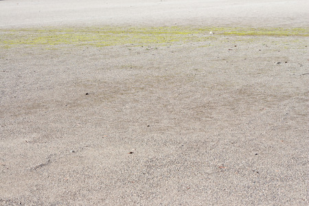 Small pebbles field in parkの写真素材