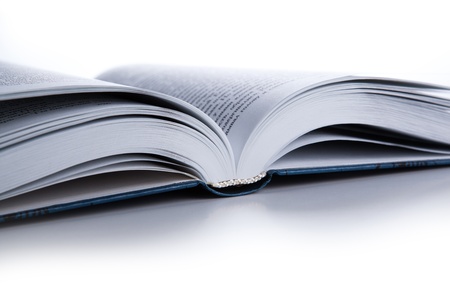 open book on white backgroundのeditorial素材