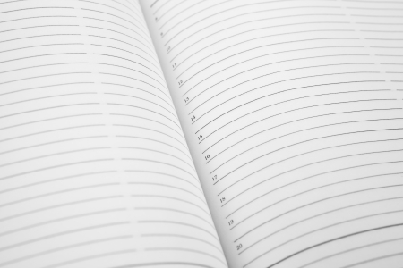 Open book with linesの写真素材