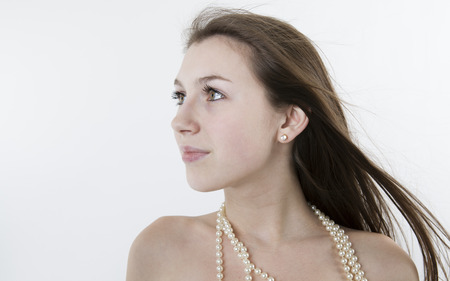 portrait of a girl の写真素材