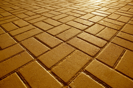 golden large surface pavementsの写真素材