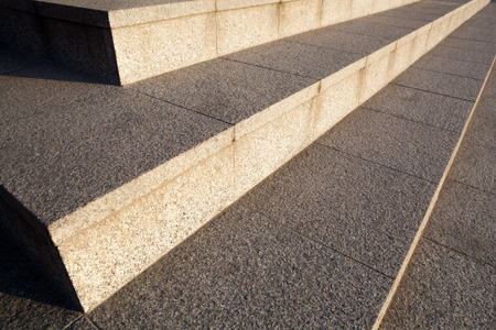 multilevel granite staircase closeupの写真素材