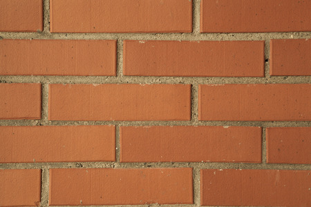 texture of the walls of brown bricksの写真素材