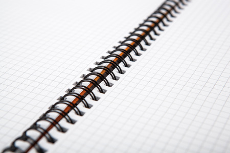 large notebook into a cell close upの写真素材