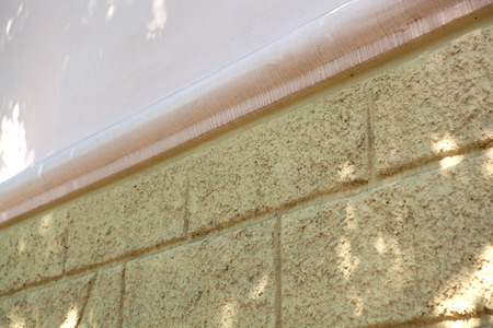 The facade of a large city close upの写真素材