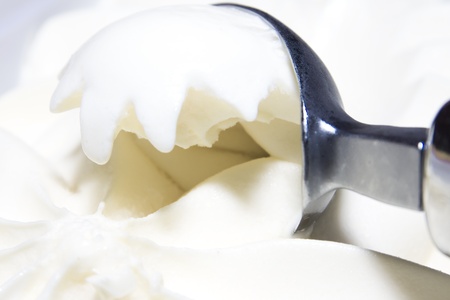 Ice Cream Background close-upの写真素材