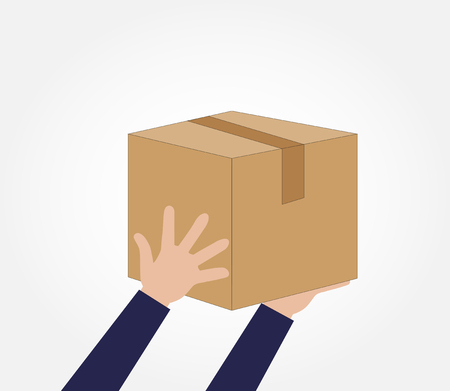 Delivery concept. Delivery design over white background, vector illustration.のイラスト素材