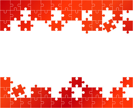 Vector Abstract colorful background made from white puzzle pieces and place for your content.のイラスト素材