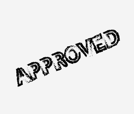 approved stampのイラスト素材