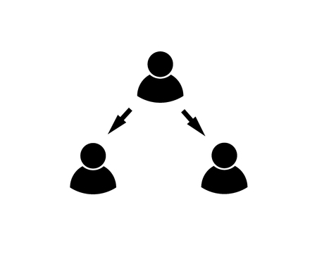 Team process. Vector illustration. iconのイラスト素材