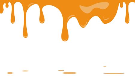 Paint colorful color dripping, Color Droping Background vector illustrationのイラスト素材