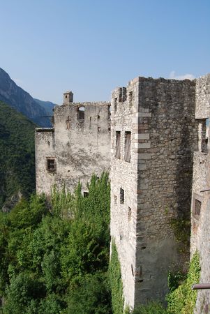 Italian Alpen landscape during summerの写真素材