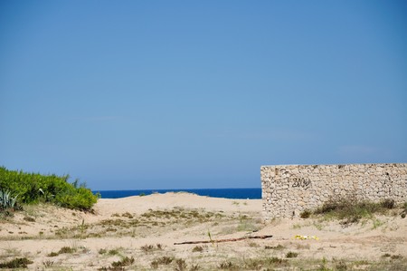A famous coast in Spain well known all over the worldの写真素材