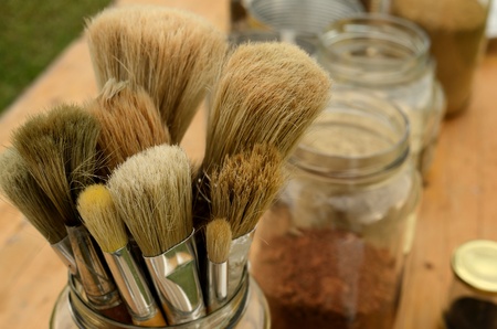 The tools of a painter. Also art needs his tool set の写真素材