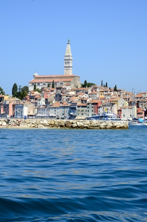 architecture of Rovinj, Croatia. Istria touristic attractionのeditorial素材