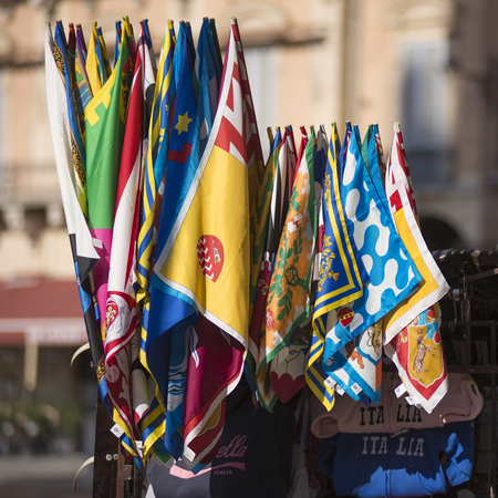 The Palio di Siena (known locally simply as Il Palio) is a horse race that is held twice each year, on July 2 and August 16, in Siena, Italy.のeditorial素材