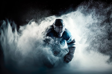 Ice hockey sports athlete extreme , Generative Aiの素材