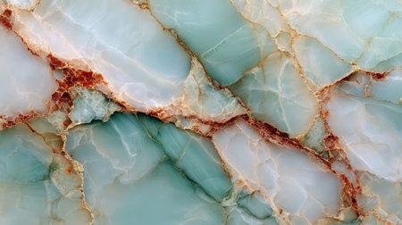 Green marble texture, natural stone pattern, abstract background, smooth surface, luxury mineral, elegant and calming designの素材