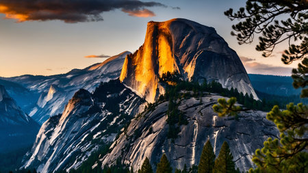 Yosemite National Park, California, United States of America.の写真素材