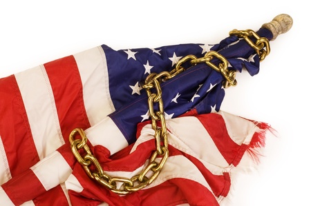 America Chained Down.の写真素材