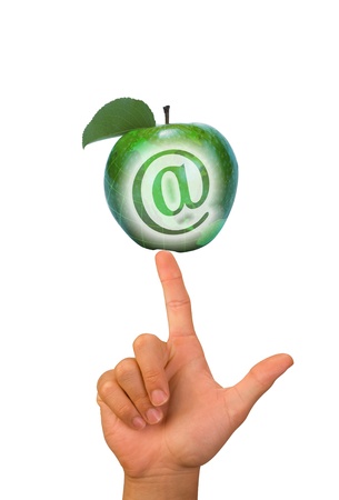 E-Commerce Green Apple の写真素材