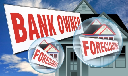 Bank Owned Foreclosure の写真素材