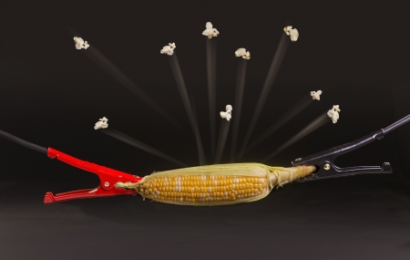 Popping Corn の写真素材