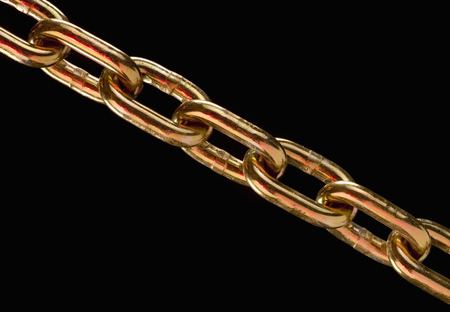 Strong brass chain.