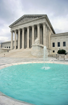 Supreme Court building in Washington DC.のeditorial素材