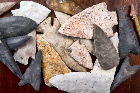 Real American indian arrowhead found in Texas, Kentucky and Arkansas made around 6-9 thousands years...