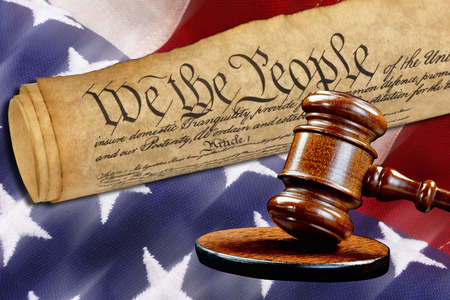 We the People with justice of the gavel.