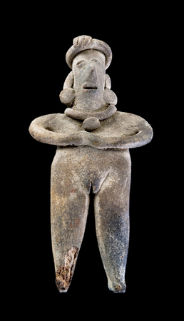 Pre Columbian Colima woman figure made around 200 BC.