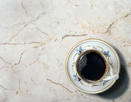 Fresh hot coffee with room for your type.の写真素材