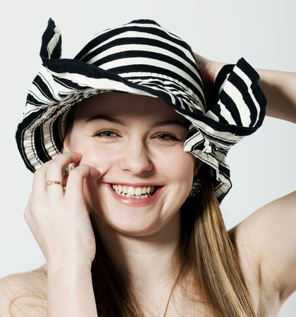 Portrait of a beautiful girlの写真素材